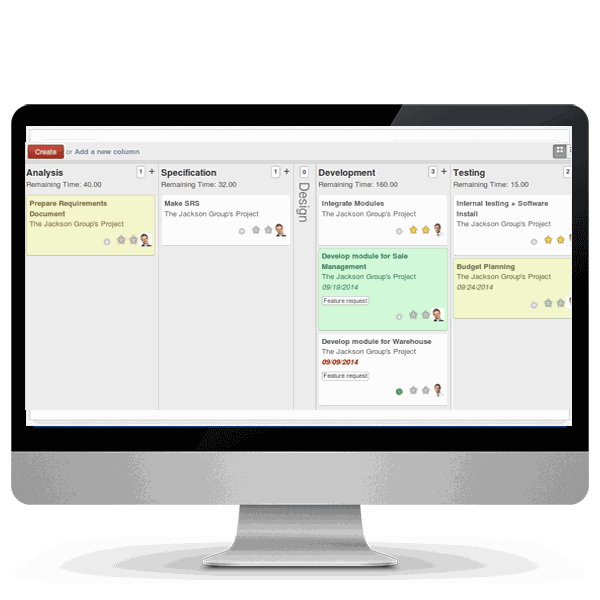 Odoo text and image block
