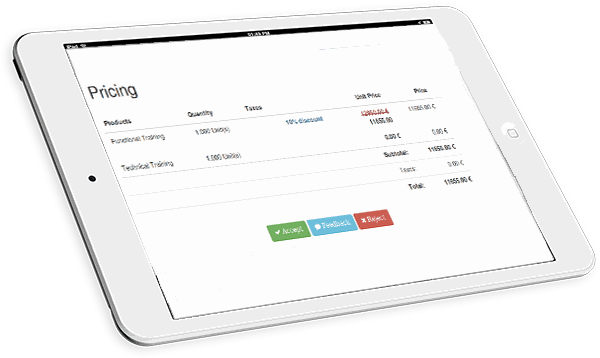Odoo text and image block