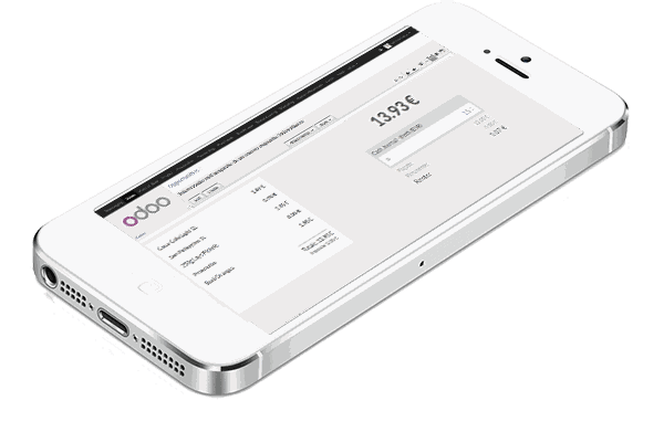 Odoo image and text block