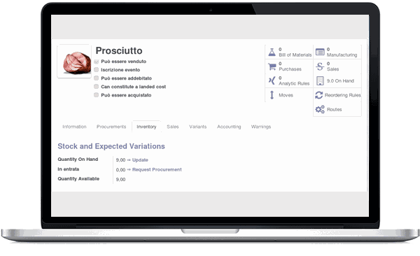Odoo image and text block