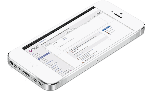 Odoo image and text block