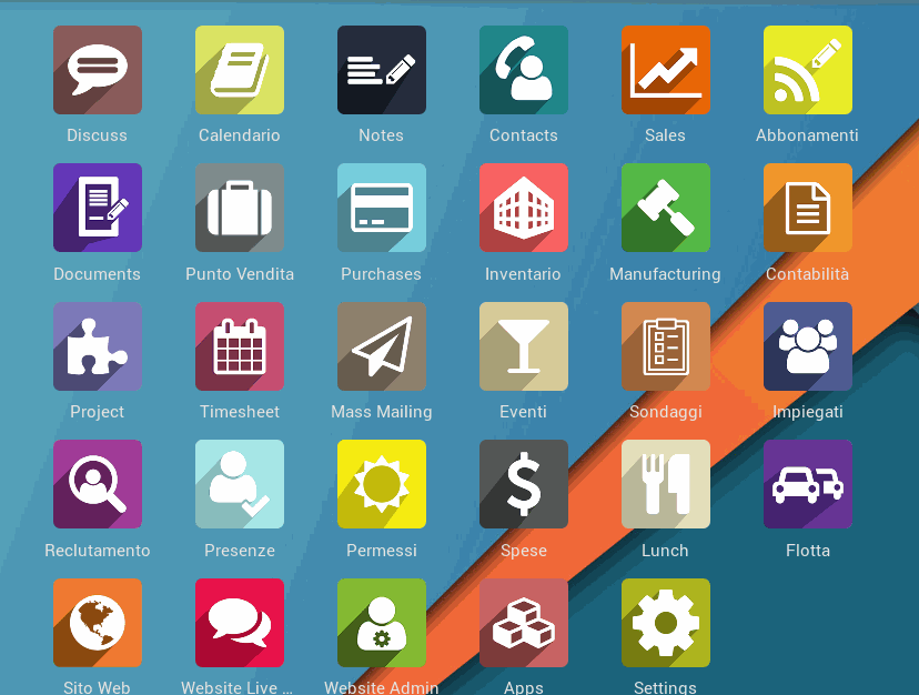 Odoo text and image block