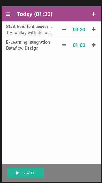 Odoo image and text block